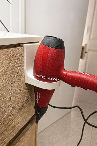ERCTECH Hair Dryer Hanger Can Be Attached to the Edge of the Cabinet