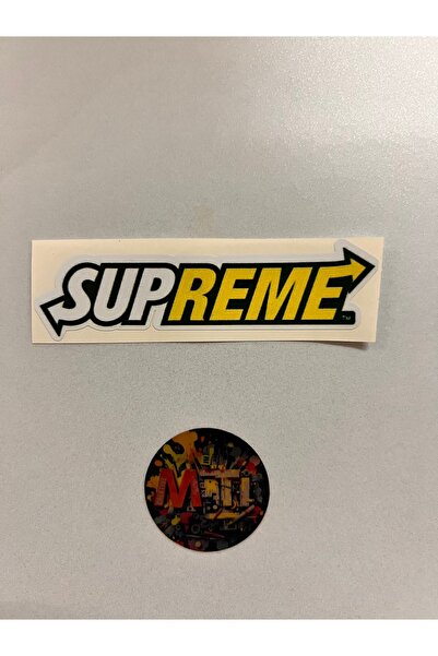 sticker Supreme 10X3Cm Foil Coating-Car Motorcycle Helmet Modified and Accessory Material