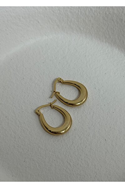 KİLİGİSTANBUL Vintage Steel Hoop Earrings