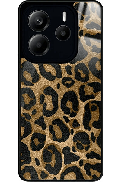 OSG Xiaomi Redmi Note 14 Compatible Leopard Pattern Premium Shockproof Case