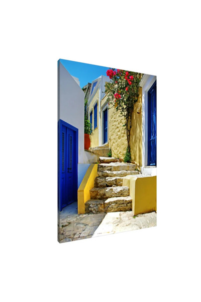 PozaTablou Pictură pe pânză: Peisaj mediteranean de vis 70x100 cm