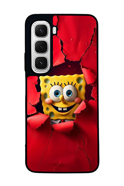 BGAKSESUAR Infinix Hot 60 İ Matte Compatible Black Case – Soft Silicone, Protective, Shock-Absorbing Cover