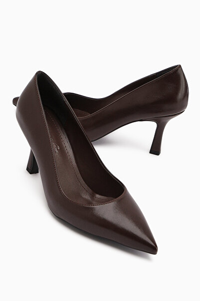 Limoya Leoni Brown Women's Heeled Shoes