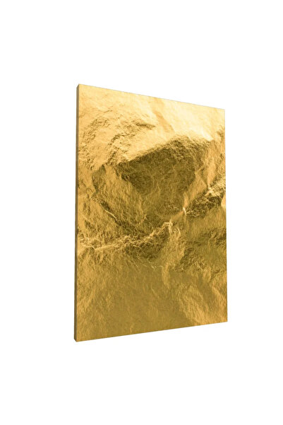 PozaTablou Pictură pe pânză: Textură abstractă aurie 70x100 cm