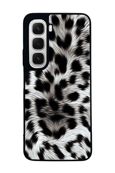 BGAKSESUAR حافظة سوداء متوافقة مع هاتف Infinix Hot 60 - سيليكون ناعم، واقي، غ...