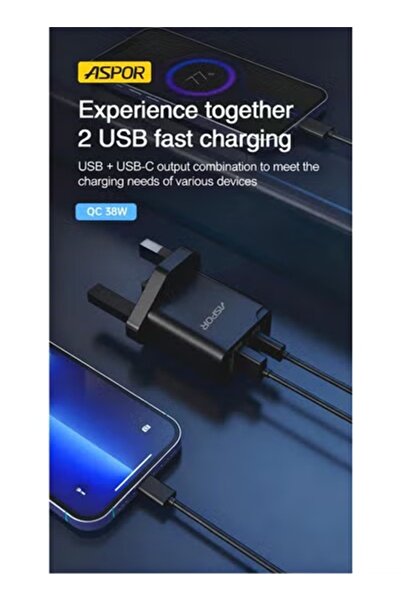 Aspor The A857 50W fast wall charger is an ideal choice