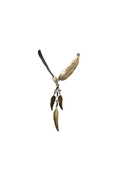 OEM Glamour Boho Leaf Pendant Necklace, EVNC, Gold
