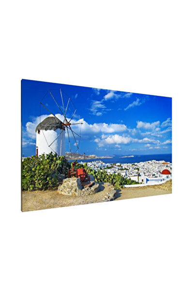 PozaTablou Pictură pe pânză: Șoaptele din Mykonos 100x70 cm