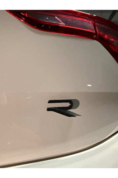 trak3d Volkswagen R Logosu - Siyah