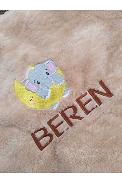 lucky baby Welsoft Bebek Battaniyesi Nakışlı Kişiye Özel Çocuk Battaniyesi Pike
