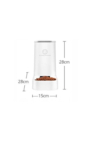 Gonga Automatic pet food feeder, Healthy Pet, Gonga® White