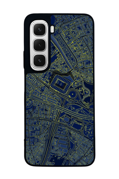 BGAKSESUAR Infinix Hot 60 Mat Uyumlu Siyah Kılıf – Yumuşak Silikon, Koruyucu,...