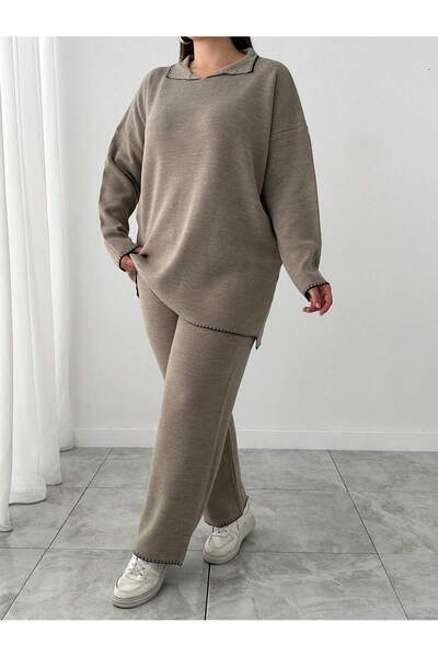 MARLİNG Plus Size Knitwear Set