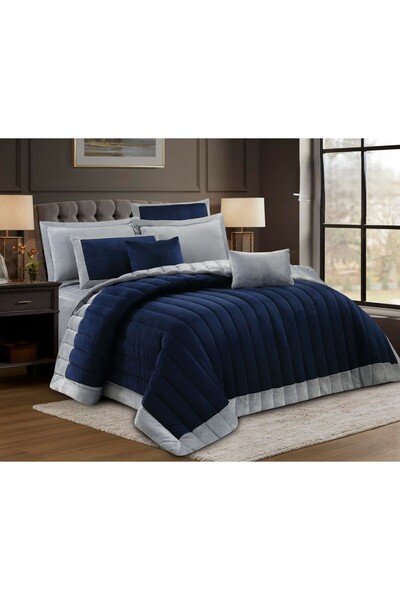 SADANHOME Luxurious velvet winter bedspread - 6 pieces - double size