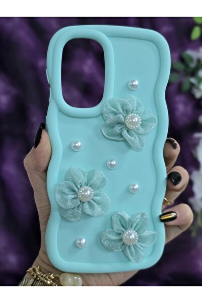 Magic Ring حافظة هاتف أنيقة متوافقة مع سامسونج جالاكسي A33 بلون أخضر مائي مع ...