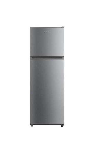 Heinner Frigider cu două uși HF-M294SE++, 294 L, Clasa E, Iluminare LED, Uși reversibile, Argintiu