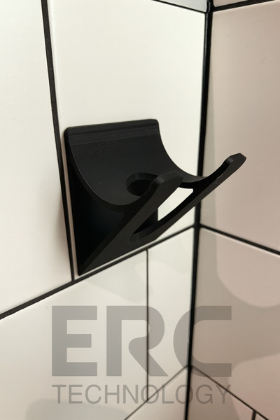 Generic Brand H500 Hair Dryer Holder |   Bathroom Wall Hanger |   Stylish and Sturdy Hair Dryer Stand