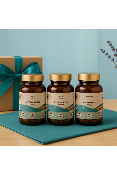 UNUVI Vitamin D3 K2 B12 Gift for Grandma Grandpa, Bones Circulation