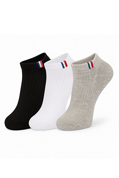 Dore Оригинални унисекс 3 чифта премиум памучни еластични комфортни модели 4 сезона спортни и ежедневни къси чорапи