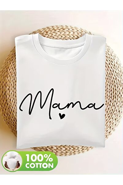 over head oh Women's Mama Printed Oversized T-Shirt