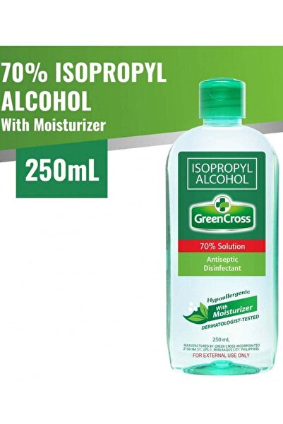 Green Cross Isoprophyl 70% Solution With Moisturizer - Antiseptic Disinfectant - Hypoallergenic - 25