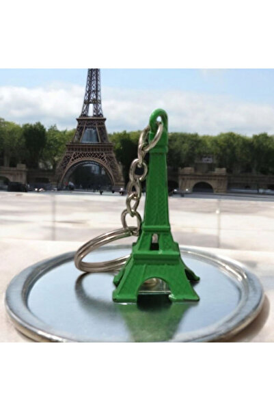 shop Eiffel Tower Green Color Keychain