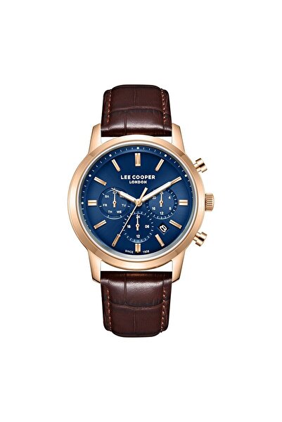 Lee Cooper LC08186.492 Erkek Kol Saati – Deri Kordon – 43 mm – Kronograf