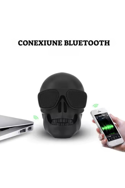 Trendoro Skull design portable speaker – Bluetooth connection, easy to carry