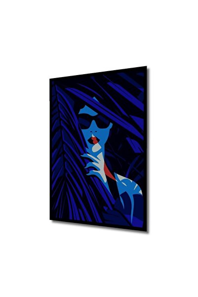 Caddemia Tablou decorativ din lemn, pătrat, cu aspect de ramă, pentru frumuse...