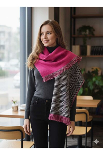 FORUM ÇİFT TARAFLI GENİŞ OMUZ VE BOYUN ATKI ŞAL (75X150 CM)