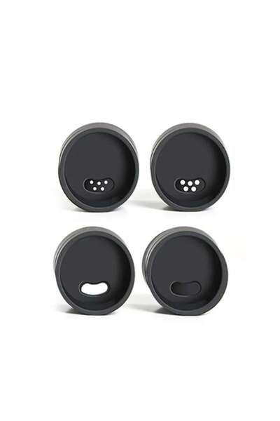 SokShop Spice organizer, 6 pieces, Rotating Stand, Black