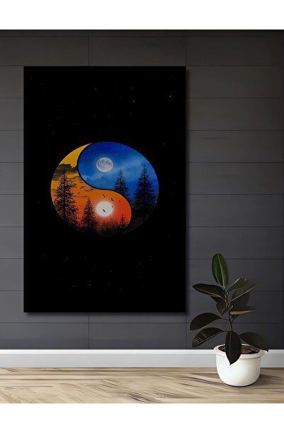 Caddemia Tabel decorativ din lemn, pătrat, cu aspect de ramă, pentru echilibr...