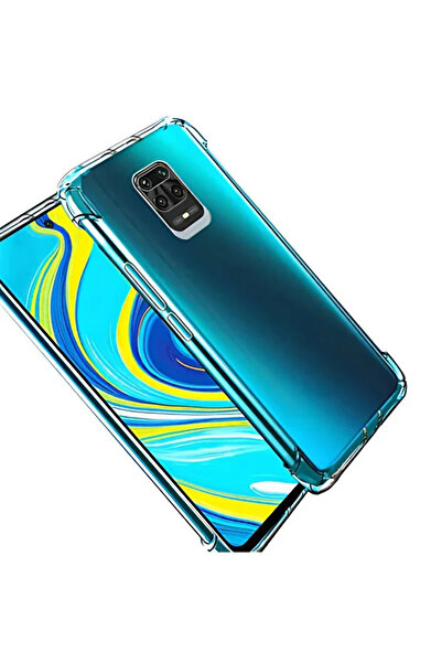 OSG Xiaomi Redmi Note 9 Pro Compatible Transparent Non-Yellowing Premium Shock-Absorbing Camera Protection Framed Case