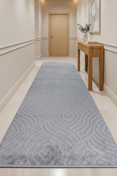 MELARİS HALI Wellen Yıkanabilir Kalın Yumuşak Dokuma Halı Kaymaz Taban Yolluk...