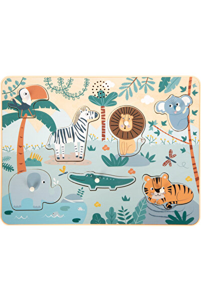 Small Foot Παζλ με ήχους ζώων της σαβάνας