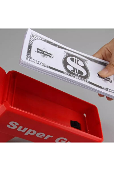 Gonga Jucarie lansator de bancnote, pentru petrecere, Super, Gonga® Rosu