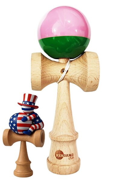 Brasoveanul Urias wood Kendama, Wooden ball + Waterproof USA Sticker for phone, 177KD
