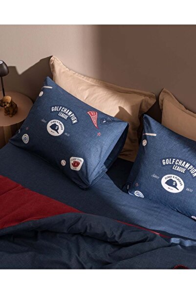 Madame Coco Ruben Double Size 100% Cotton Ranforce Printed Duvet Cover Set