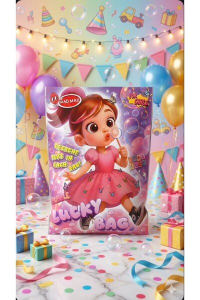 Mad Max Lucky Bag with Various Toys, Surprise for Girls – Medium Size 30x38 cm-9 years