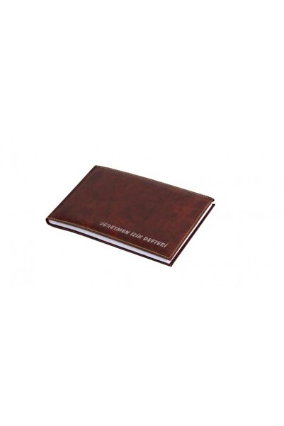 Gülpaş Teacher's Leave Book Faux Leather Bound 100 Sheets