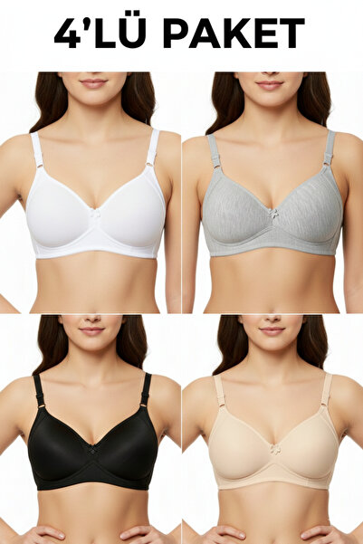 EBRULİ LİNGERİE Silicone Shaping / Sculpting Wire-Free Bra (Advantageous Pack...