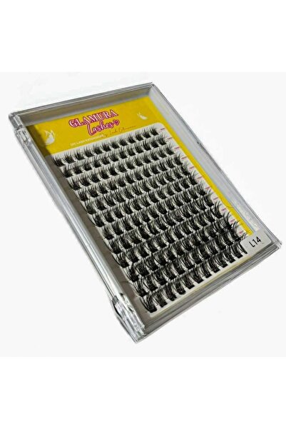 Glamura Lashes Smocuri Gene False – Extensii Din Mătase, Model L14, Aplicare Ușoară
