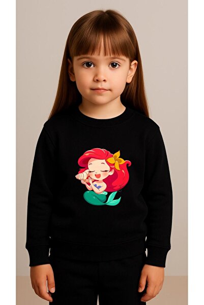 playwear Παιδικό Φούτερ Σετ Παιδικό Φούτερ με στάμπα Γοργόνα για Κορίτσια και...