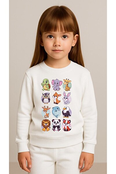 playwear Set pentru copii Hanorac cu imprimeu DEER FOX pentru fete și băieți,...