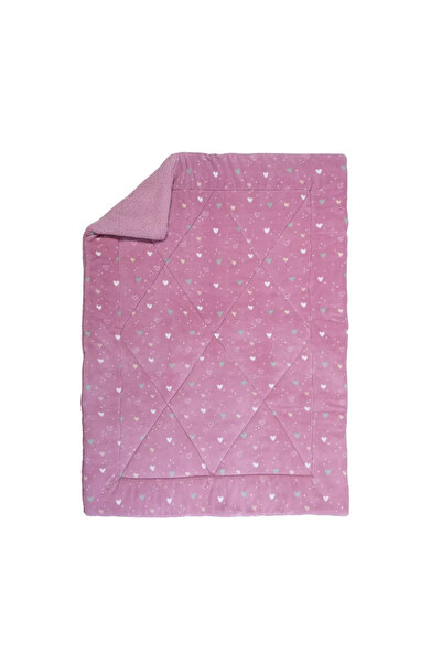 Nef Nef Homeware Junior Blanket-Quilt Hearts Look 160x220 Rose