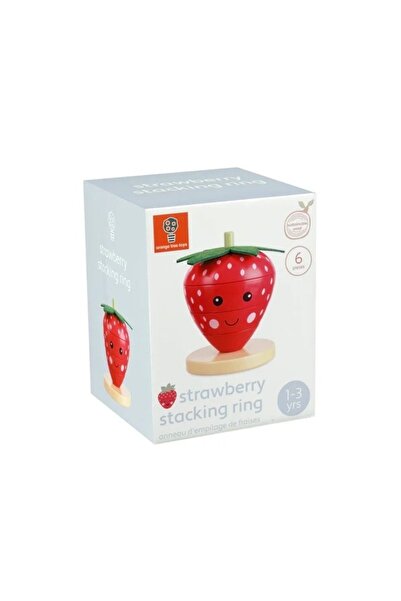 Orange Tree Toys Joc de stivuit capsuna, Orange Tree Toys, super distractiv