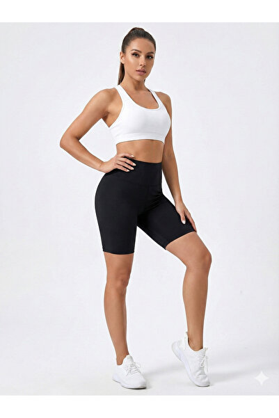 batu tekstil Short High Waist Shaping / Sculpting Short Leggings