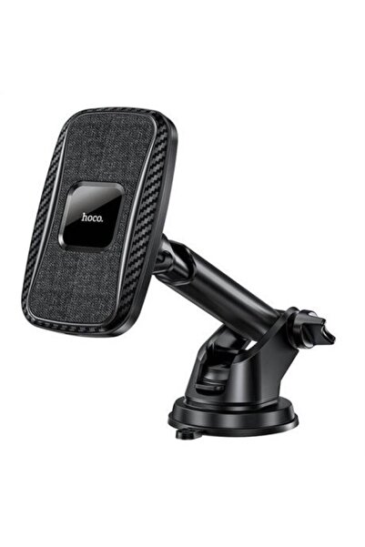 Hoco Suport auto magnetic CA75 cu încărcare wireless - Negru