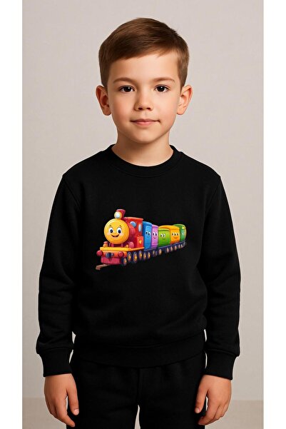 playwear Παιδικό Φούτερ Σετ TRENN με στάμπα για κορίτσια και αγόρια, με λαιμό...