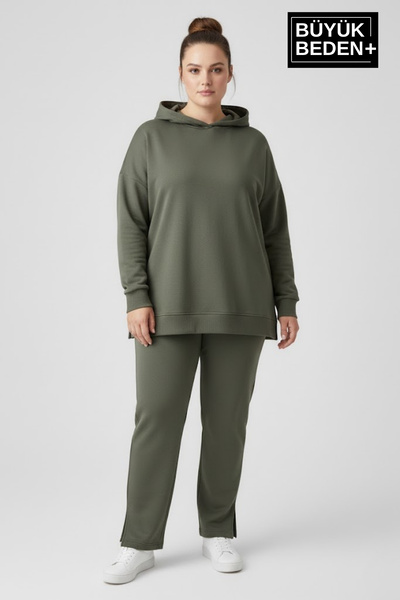 Superlife Φούτερ με κουκούλα μεγάλου μεγέθους SPR26BTK991